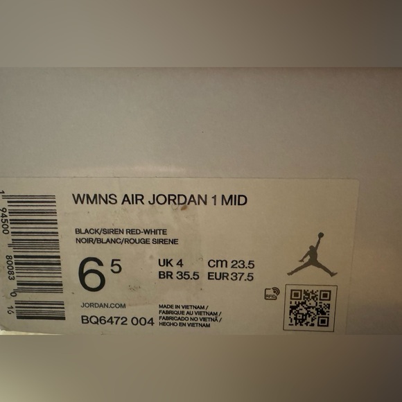 Women's Air Jordan 1 MID Sky J FR Blue/Ozone Blue-Sail - Picture 6 of 9